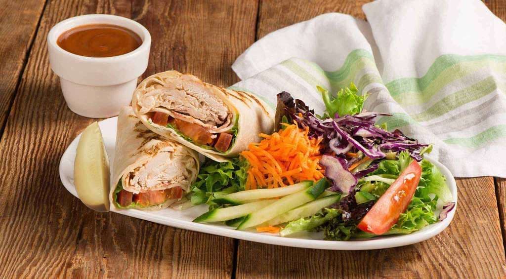 Rotisserie Chicken Club Wrap