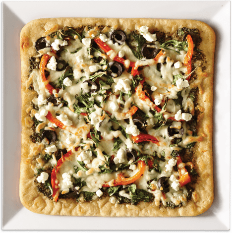 Pizza méditérranée (régulière) / Mediterranean Pizza (Regular)