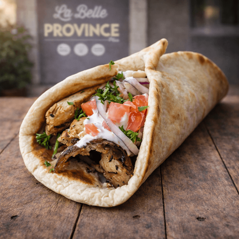 Pita porc effiloche / Pulled Pork Pita