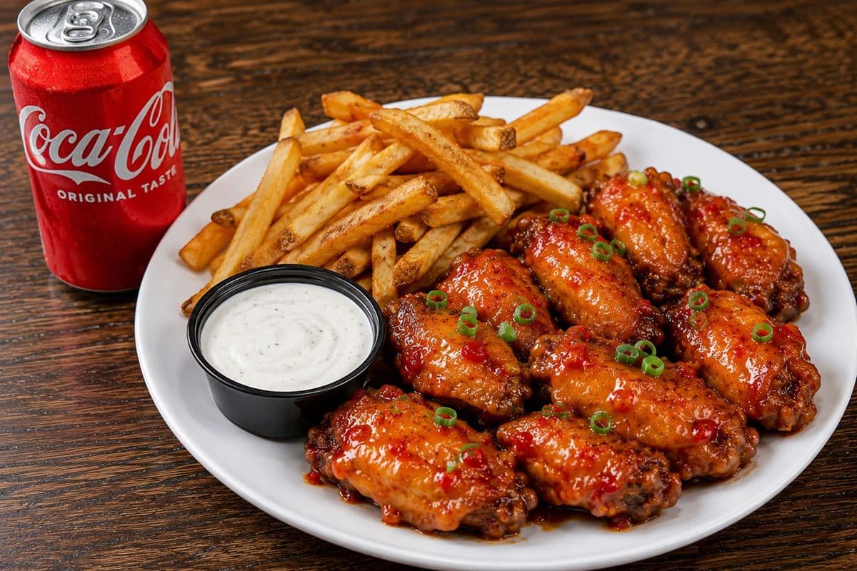 Sweet Chilli Thai Wings Meal (10 pcs)