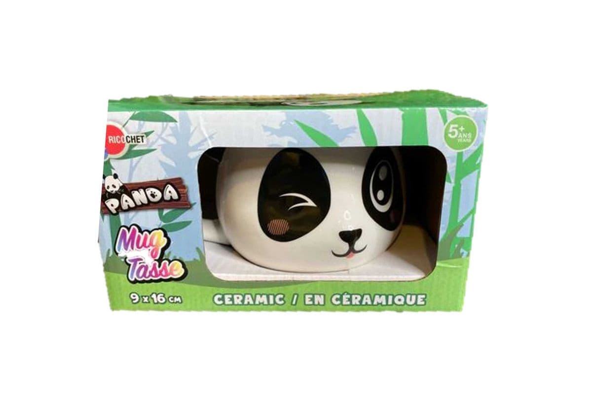 Winky Face Panda Mug - Ceramic
