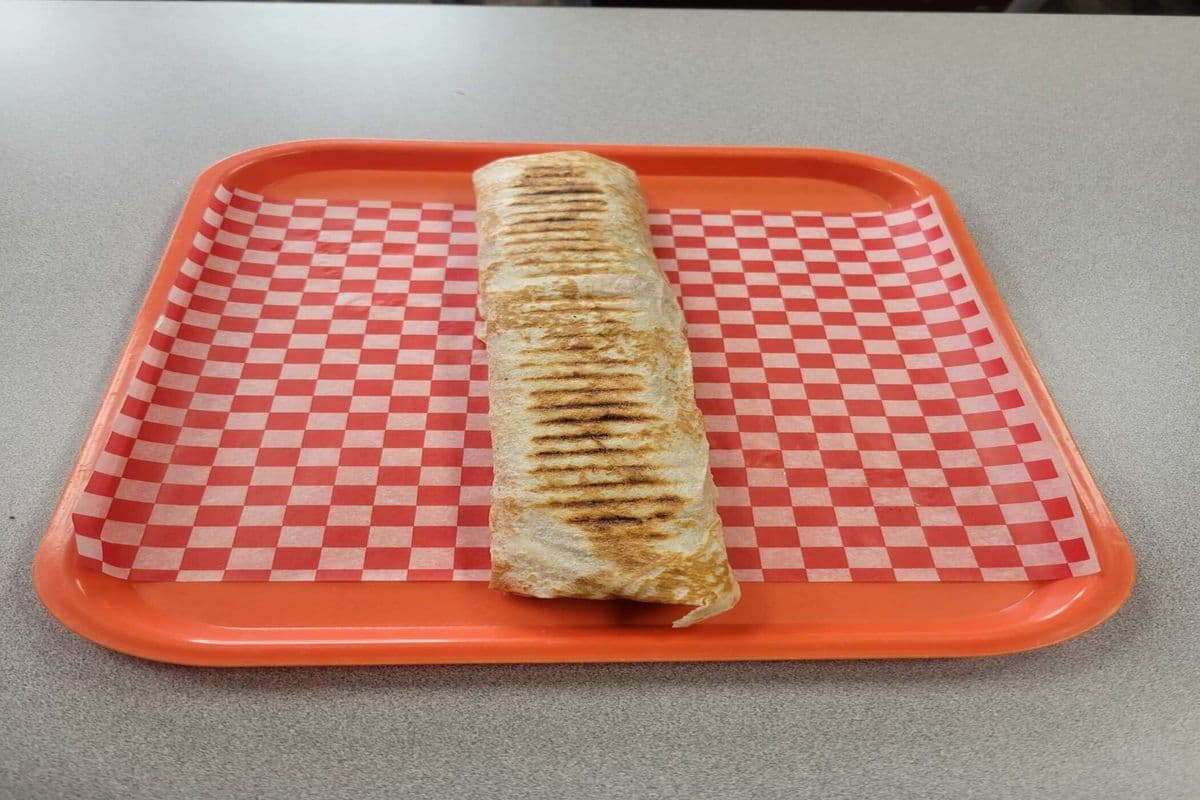 Mix chicken and gyro beef shawrma saj