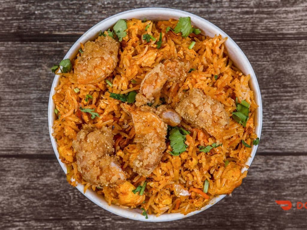 Shrimp Schezwan Fried Rice