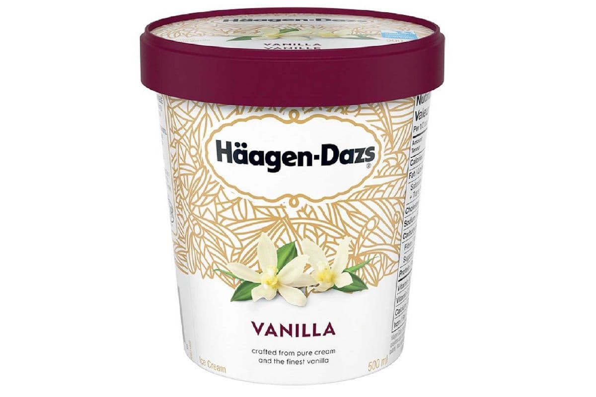 Häagen-Dazs Vanilla Pint Ice Cream (500 ml)