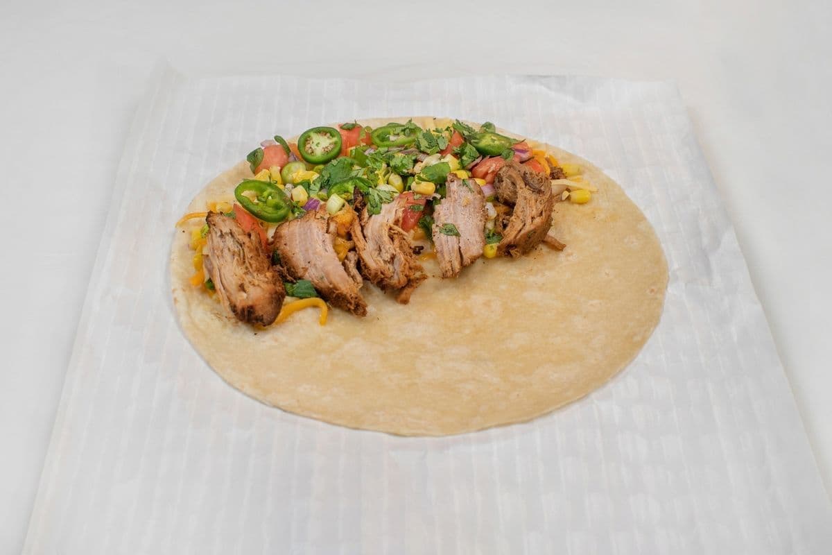 Spicy Pulled Pork Burrito