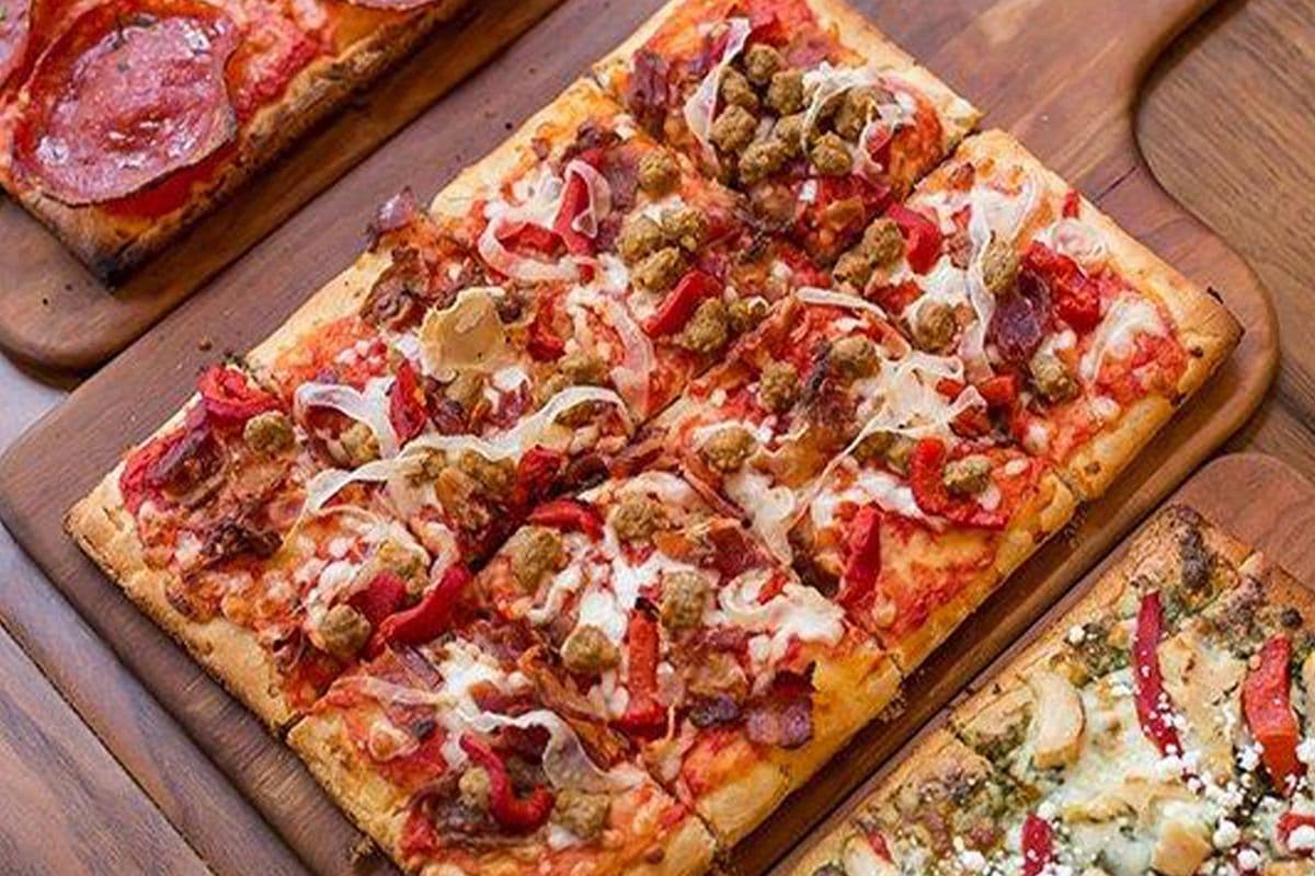 Single Sausage and Bacon Pizza