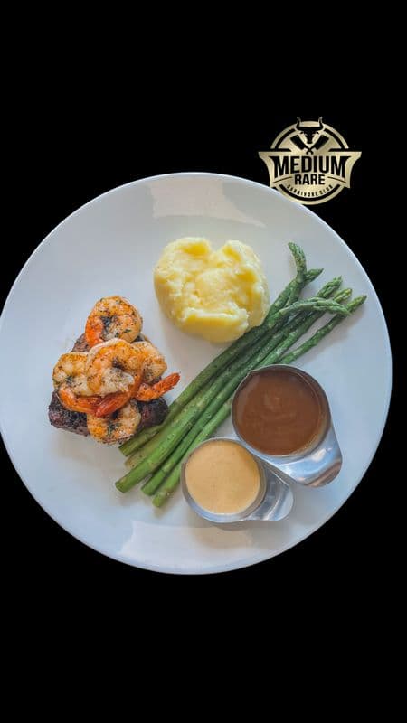 Surf & Turf Steak and Shrimps