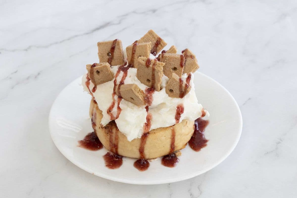 Raspberry Cheesecake Roll