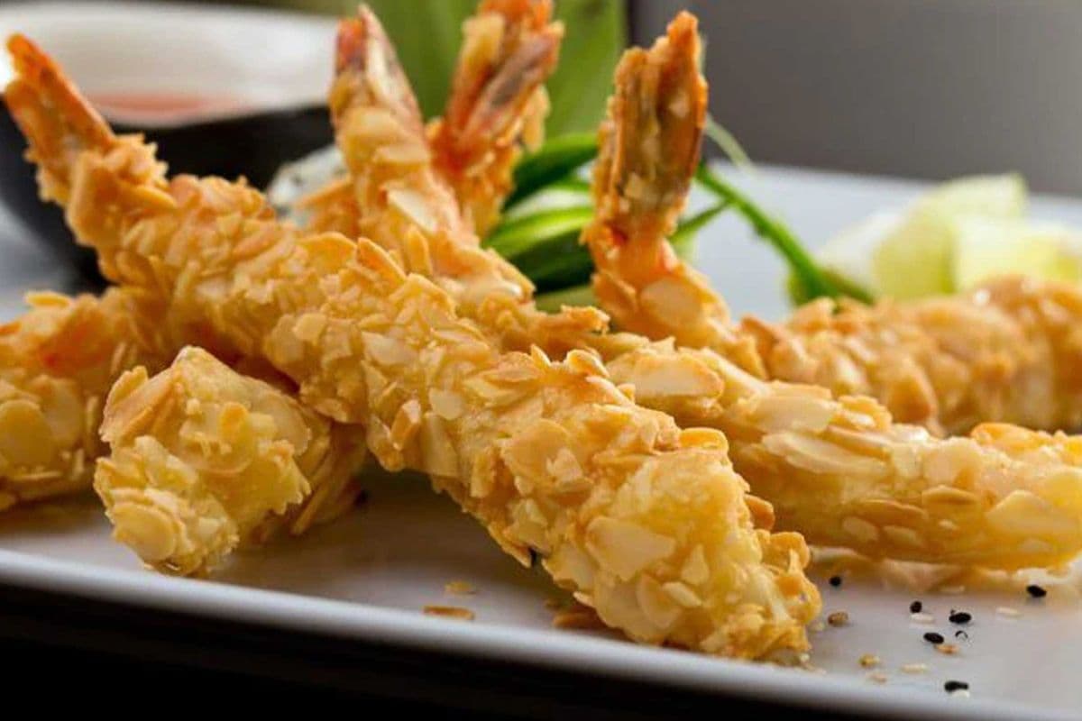 Crevettes tempura shrimps
