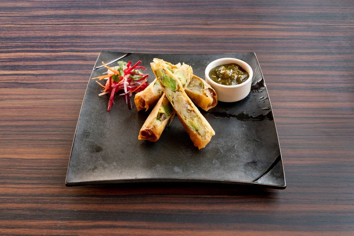 Avocado Chaat Roll