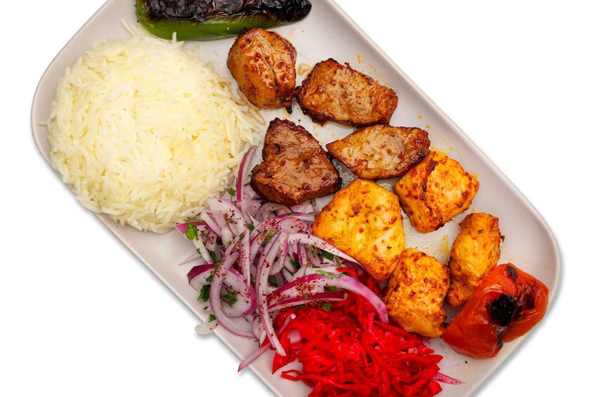 VEAL SHISH & CHICKEN SHISH KEBAB