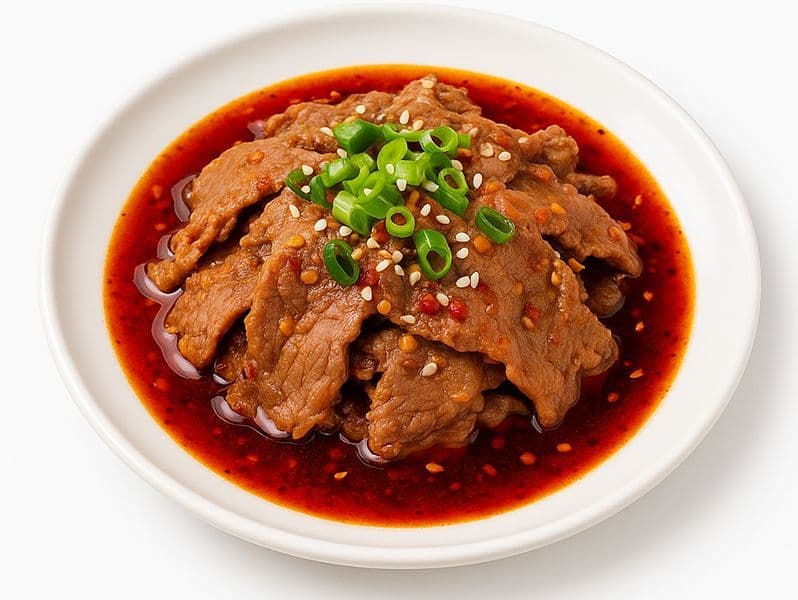 Sichuan Spicy Poached Beef 水煮牛肉