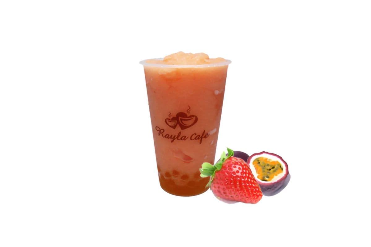 Strawberry and Passion Fruit Slushy