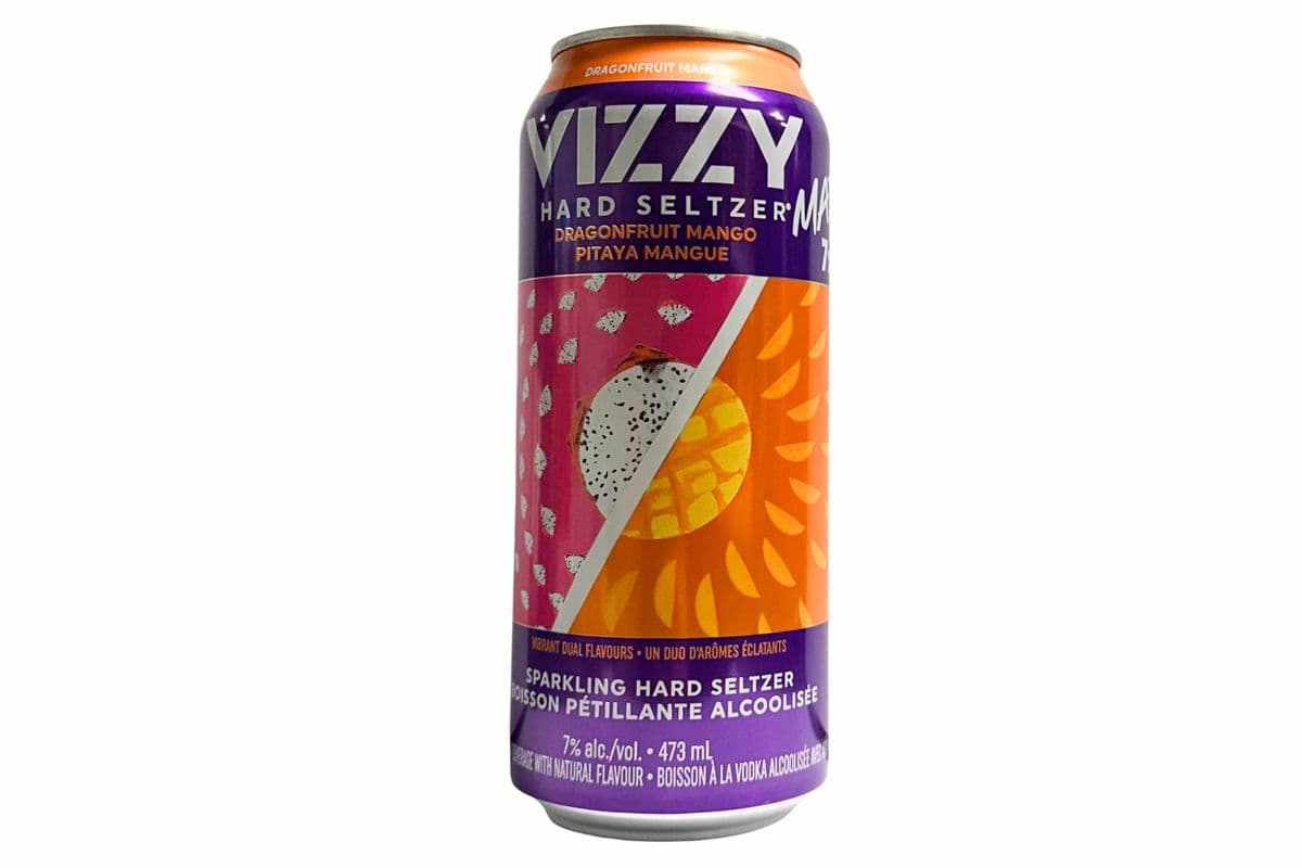 Vizzy Hard Seltzer Dragonfruit Mango (1 x 473mL Can)