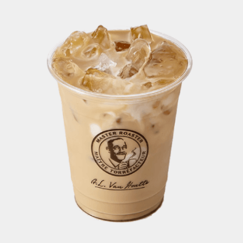 Latte lait de macadame à la vanille sur glace / Iced vanilla almond milk latte