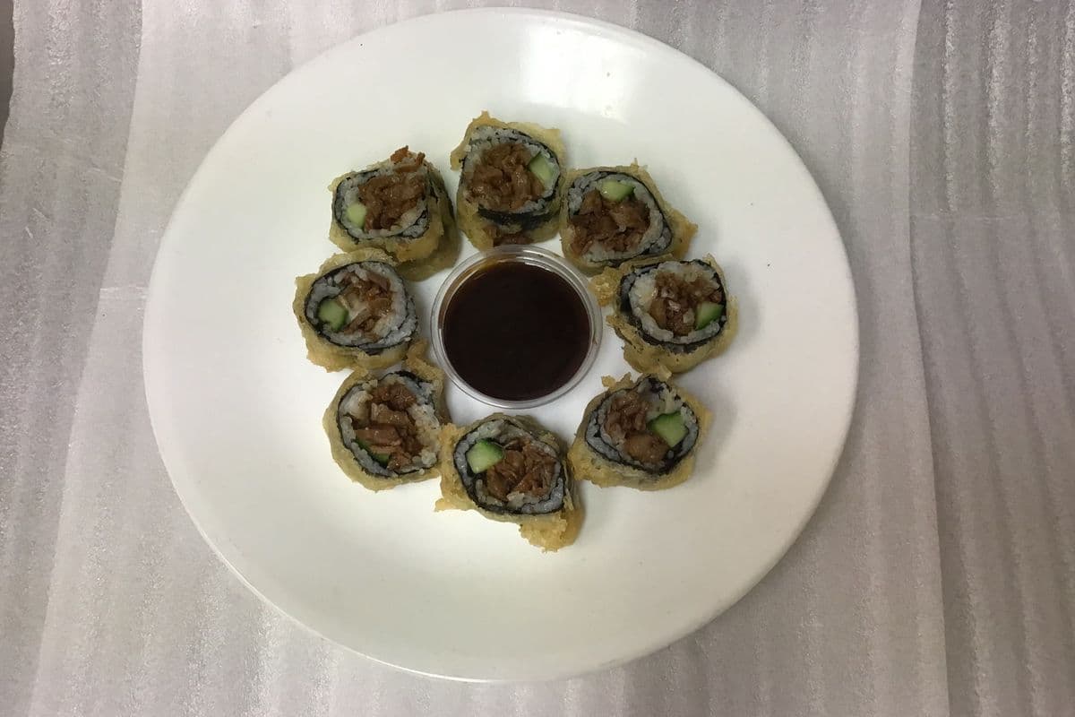 Deep Fried Teriyaki Beef Roll