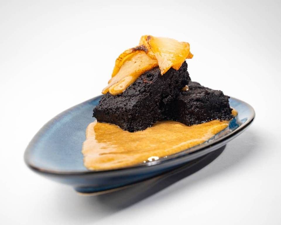 Chocolate Capri Cake & Date Caramel Sauce ◊