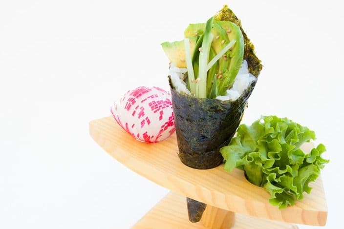 Concombre & Avocat(1mc)/Cucumber & Avocado(1pc)-handroll