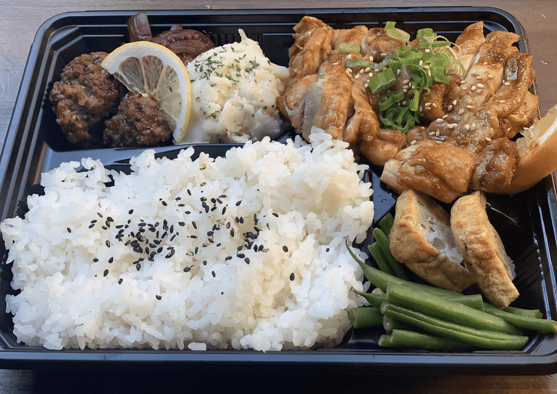 Spicy Chicken Steak Bento Box