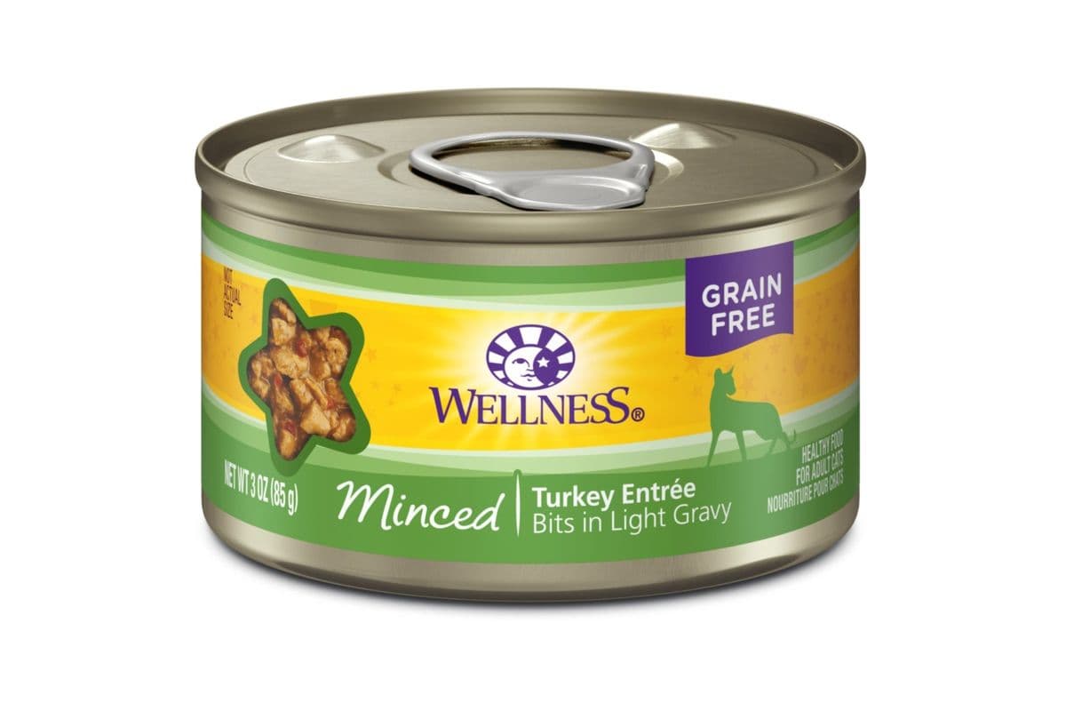 Wellness Complete Health Grain-Free Minced Turkey Entree Wet Cat Food Cans (3 oz)