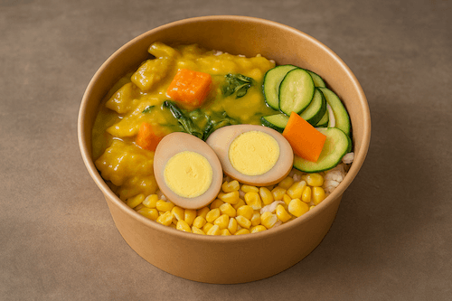 *New*(Bento)椰香咖哩雞便當(辣🌶) / *New*(Bento) Coconut Curry Chicken Bento(Spicy🌶)