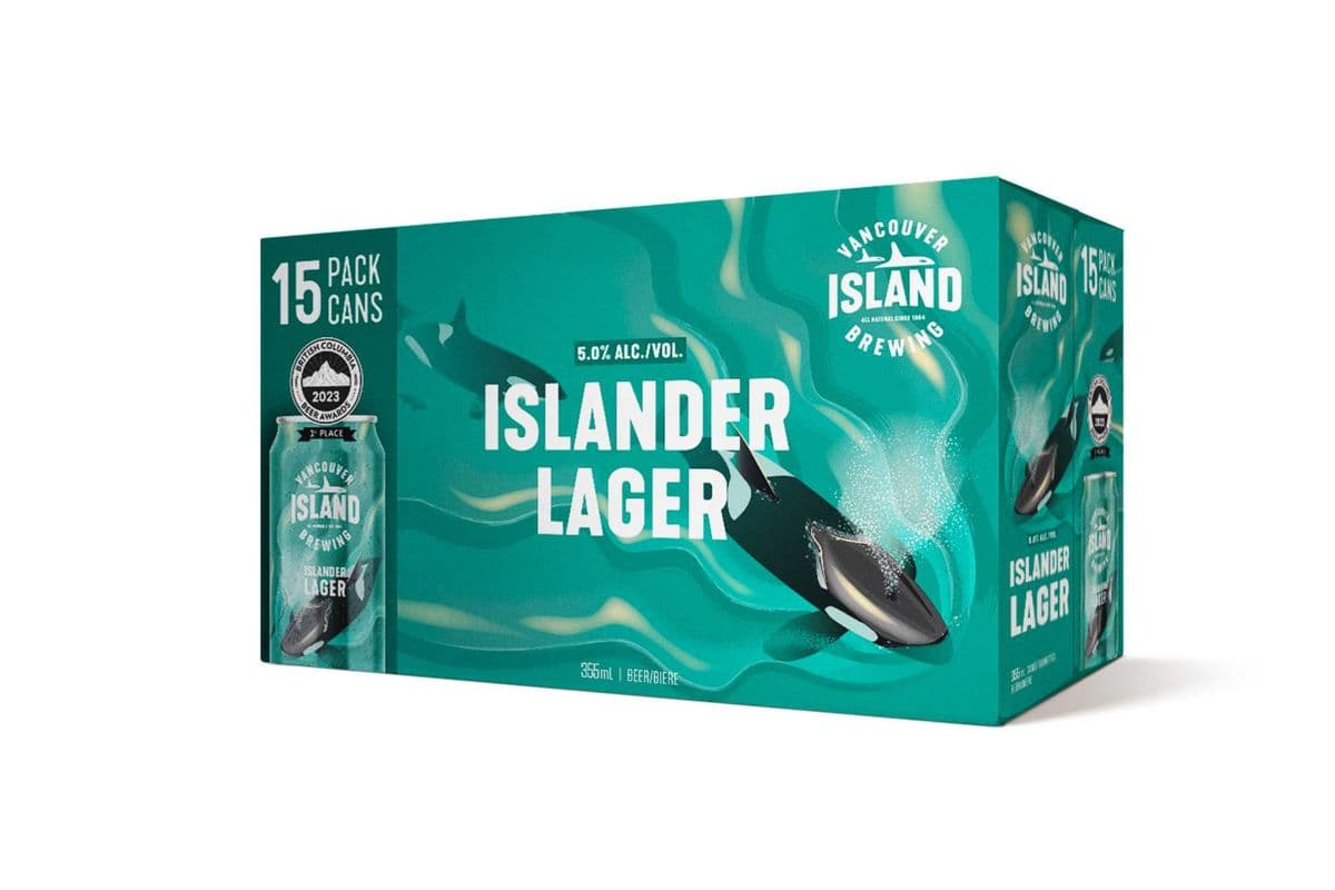 Vancouver Island Brewing Islander Lager (15 x 355ml can)