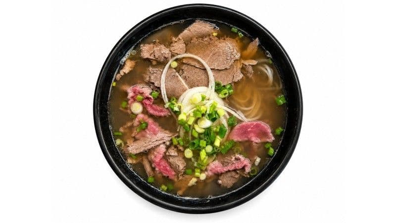 5 - BEEF & FLANK PHO (GLUTEN FREE)