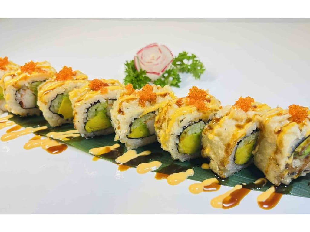 Torched Gold Dragon Roll