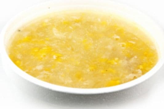 Soupe à la Crème de Maïs et Poulet / Creamed Corn Soup with Chicken