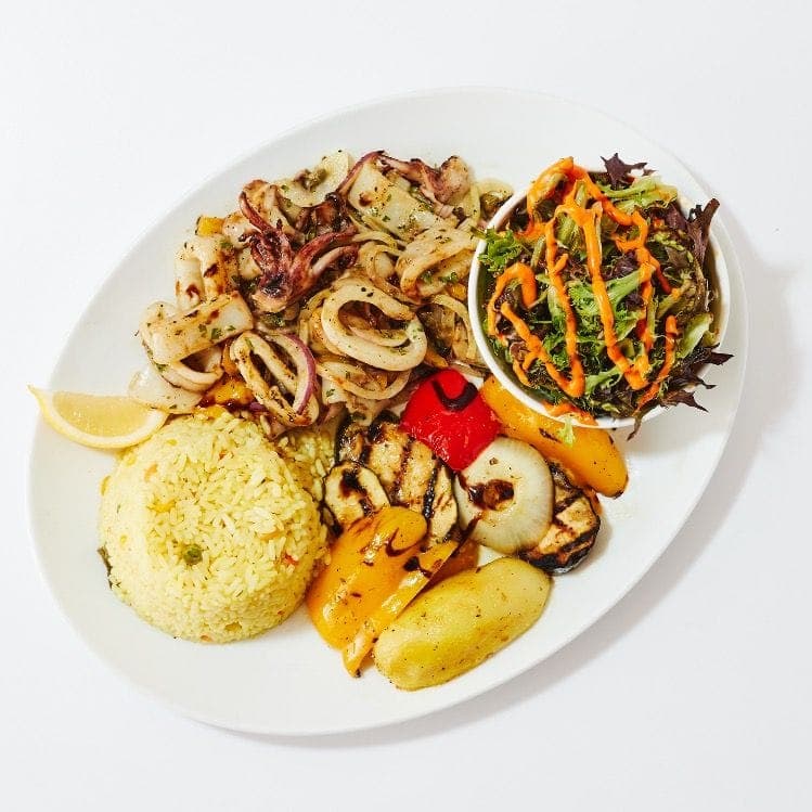 Calamars Grillés Plate