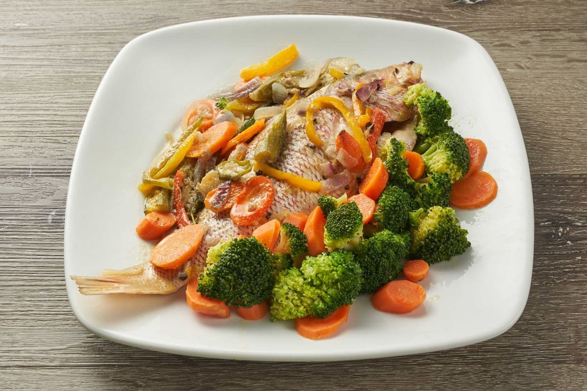 Steamed Snapper