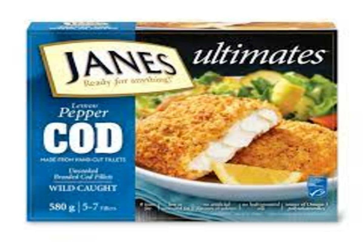 Janes Lemon Pepper Cod (580 g)