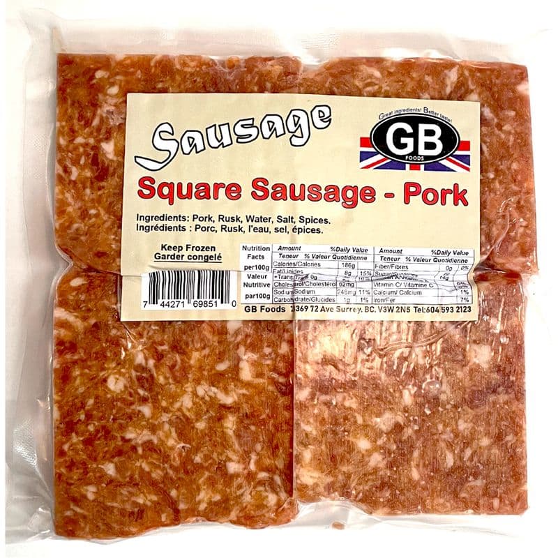 GB Foods - Lorne Sqaure Sausage Pork