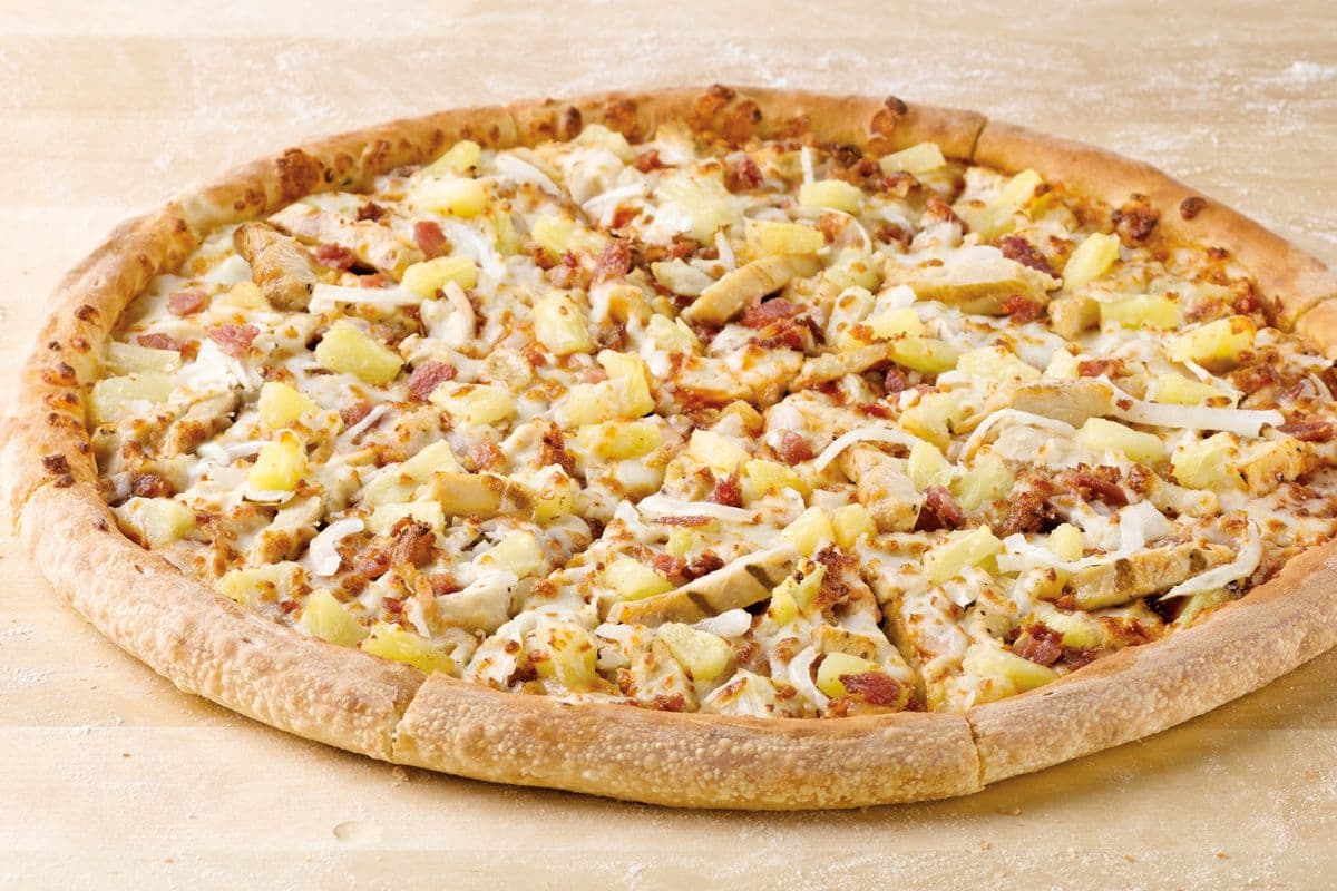12" Hawaiian BBQ Chicken Pizza