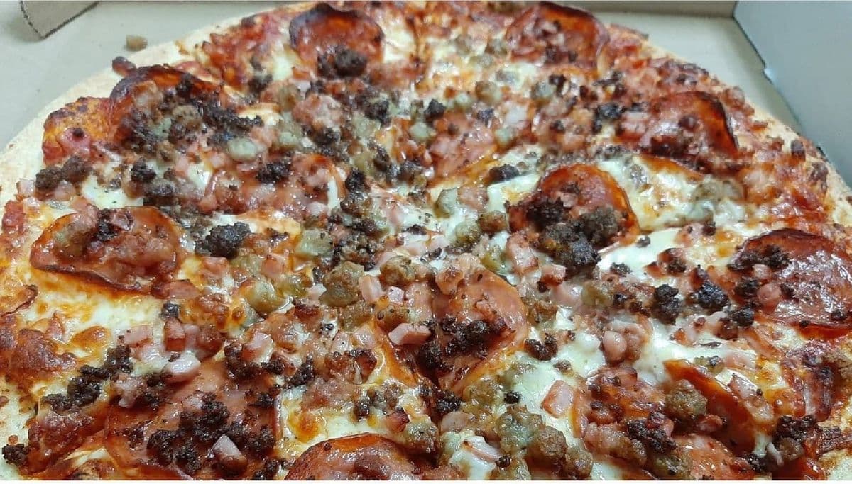Medium Lots O' Meat Pizza
