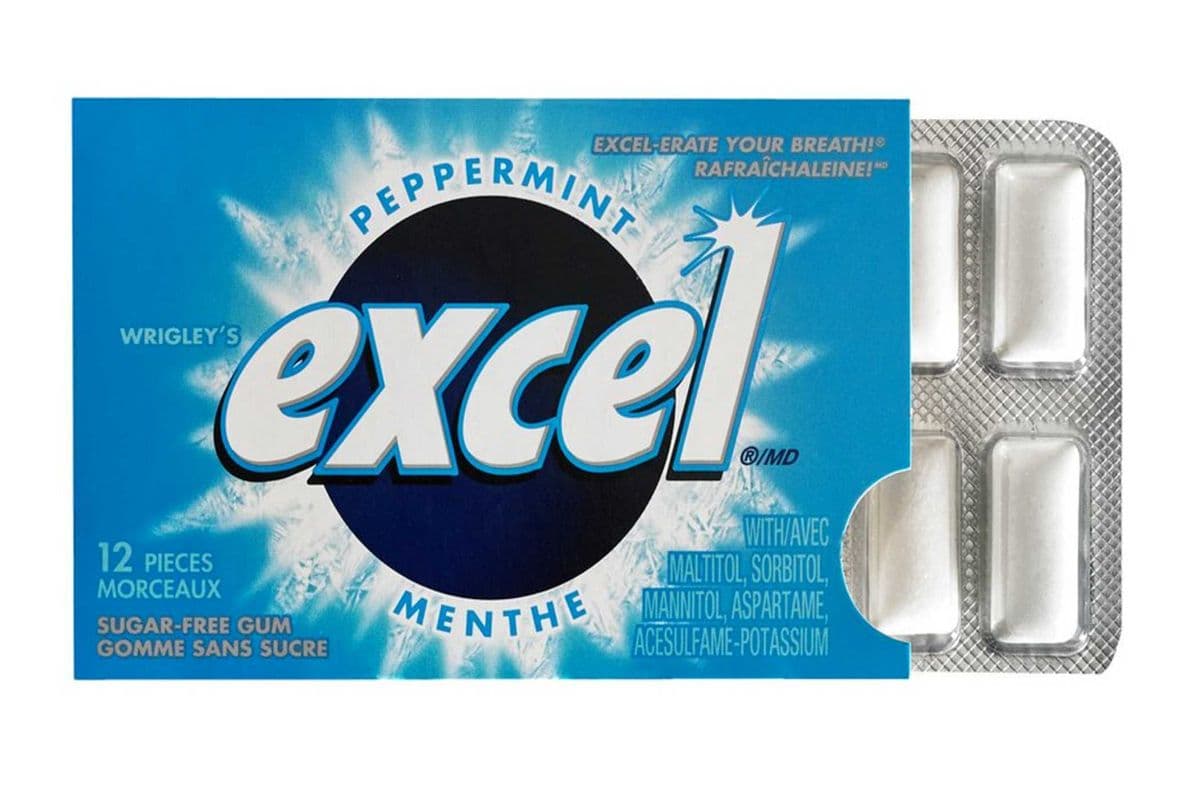 Wrigley's Excel 12 Sticks Peppermint