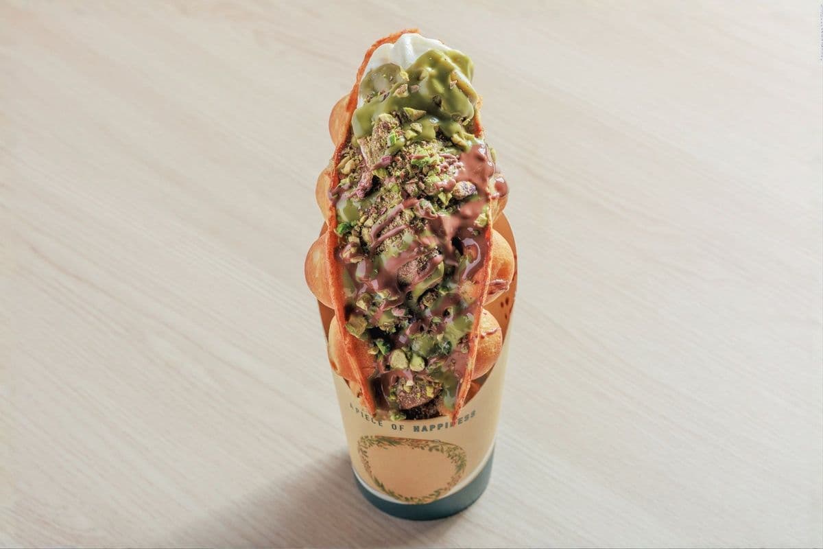 Pistachio Waffle