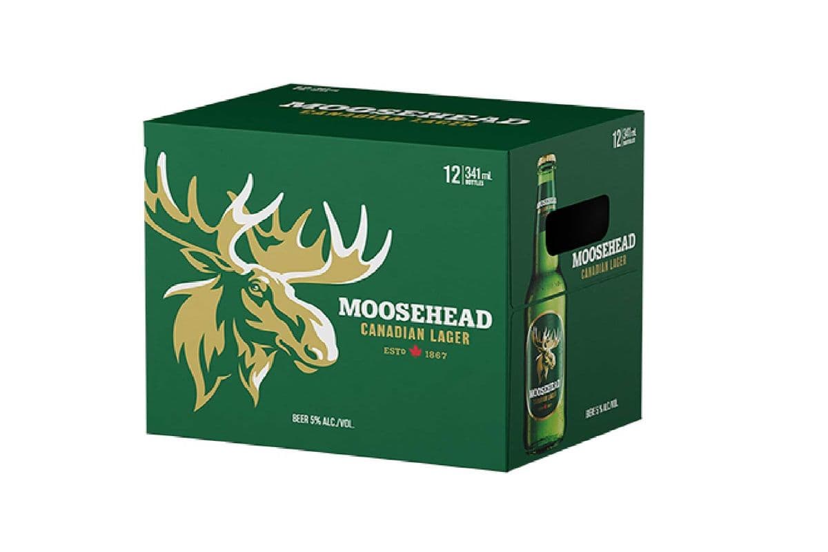 Moosehead Canadian Lager Beer 12 Bottles (12 x 341ml)