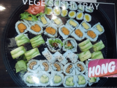 #0239. Vegetable Sushi Tray (49 pcs)