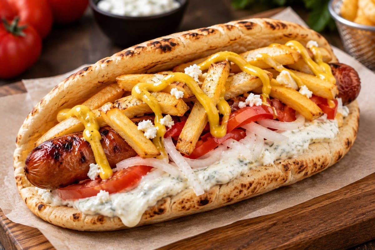 Greek Hotdog