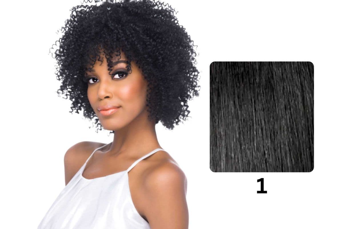 (#1) Amore Mio Layered Tight Cork Screw Curl With Bang - AW-BOLD