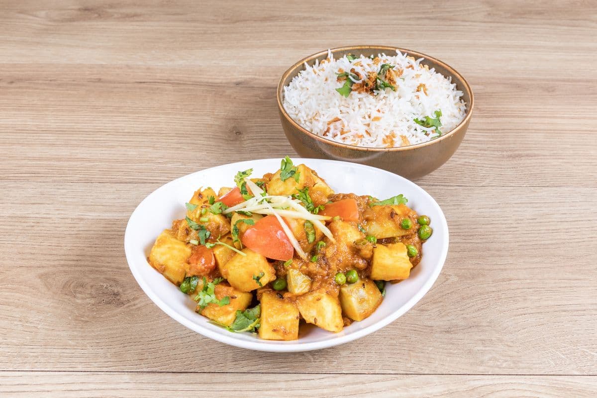 Potato Curry w/ Rice