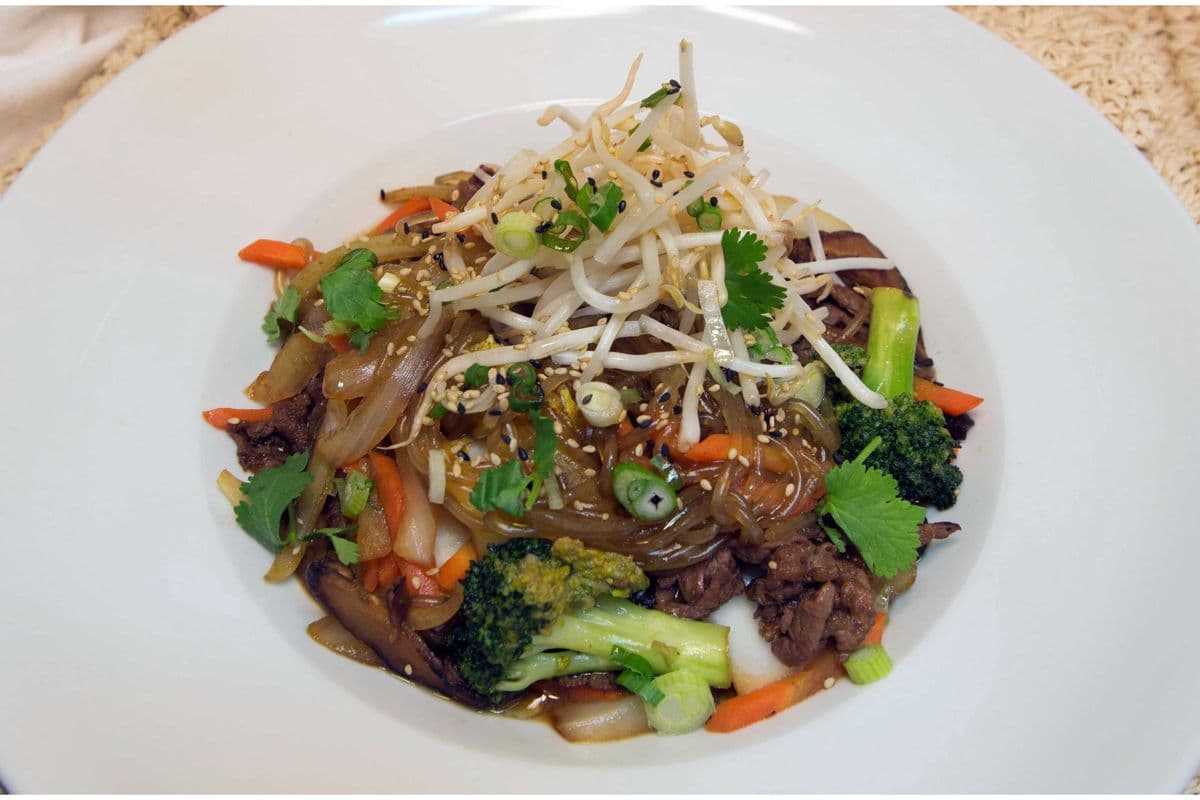 Gluten-Friendly Stir-Fried Yam Noodle