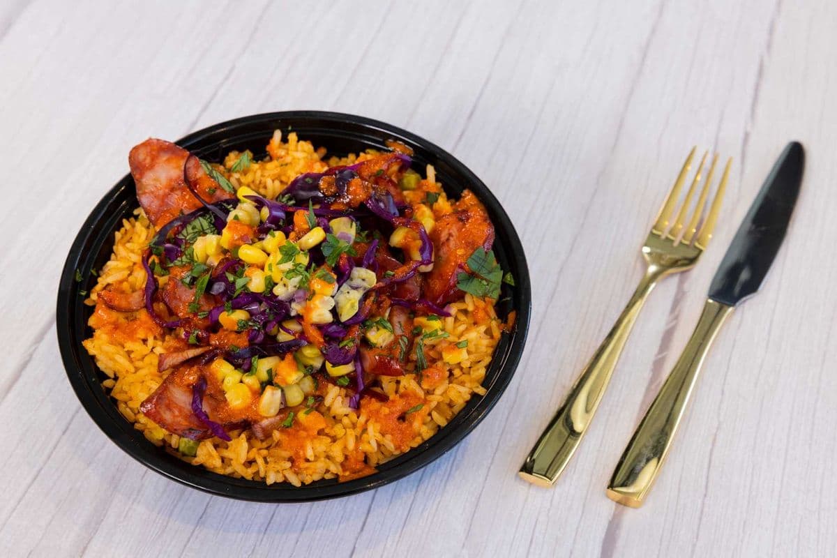Bol de riz saucisse Portuguais / Chorizo Rice Bowl