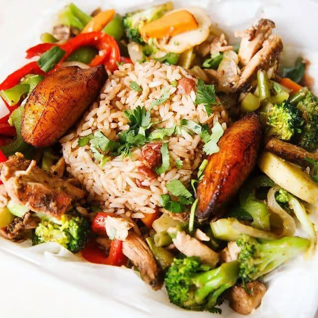 Stir Fry Jerk Chicken Meal