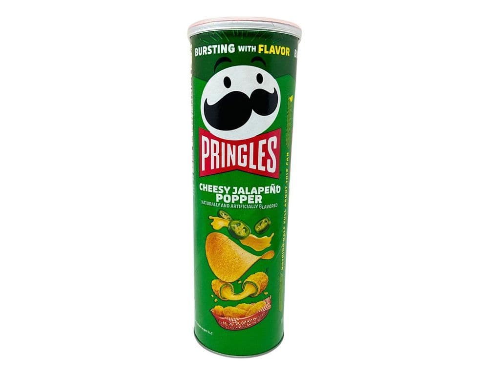 Pringles Cheesy Jalapeno Popper Stacked Potato Chips 158g Spicy Cheese