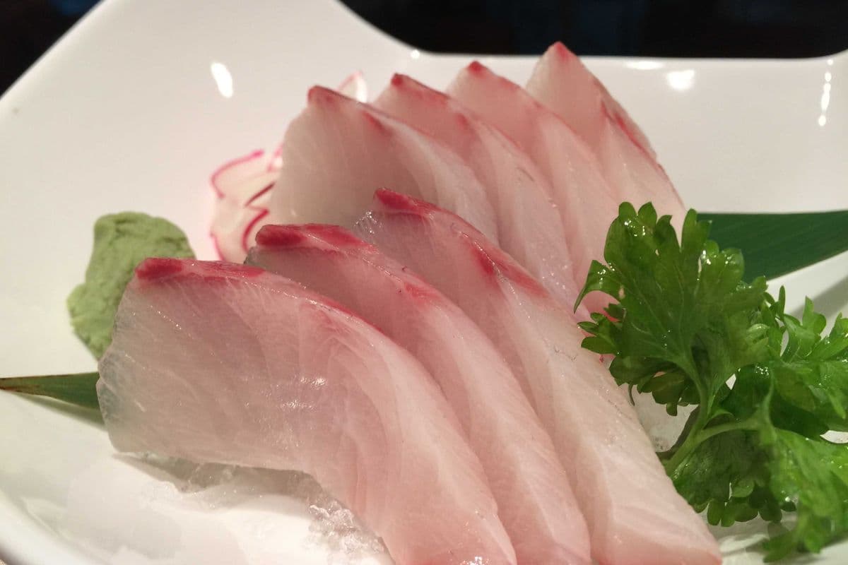 Shima Aji Sashimi (5-7 pcs)