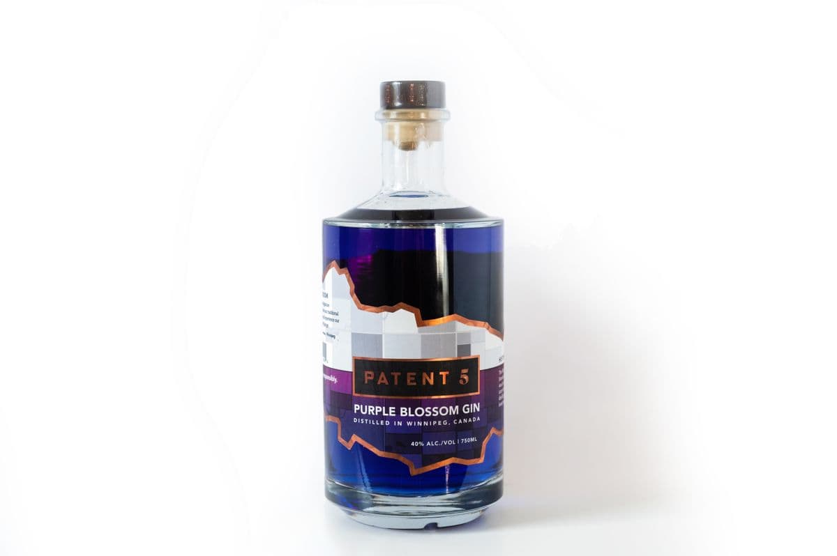 Patent 5 Purple Blossom Gin 375ml (1 x 375 ml)