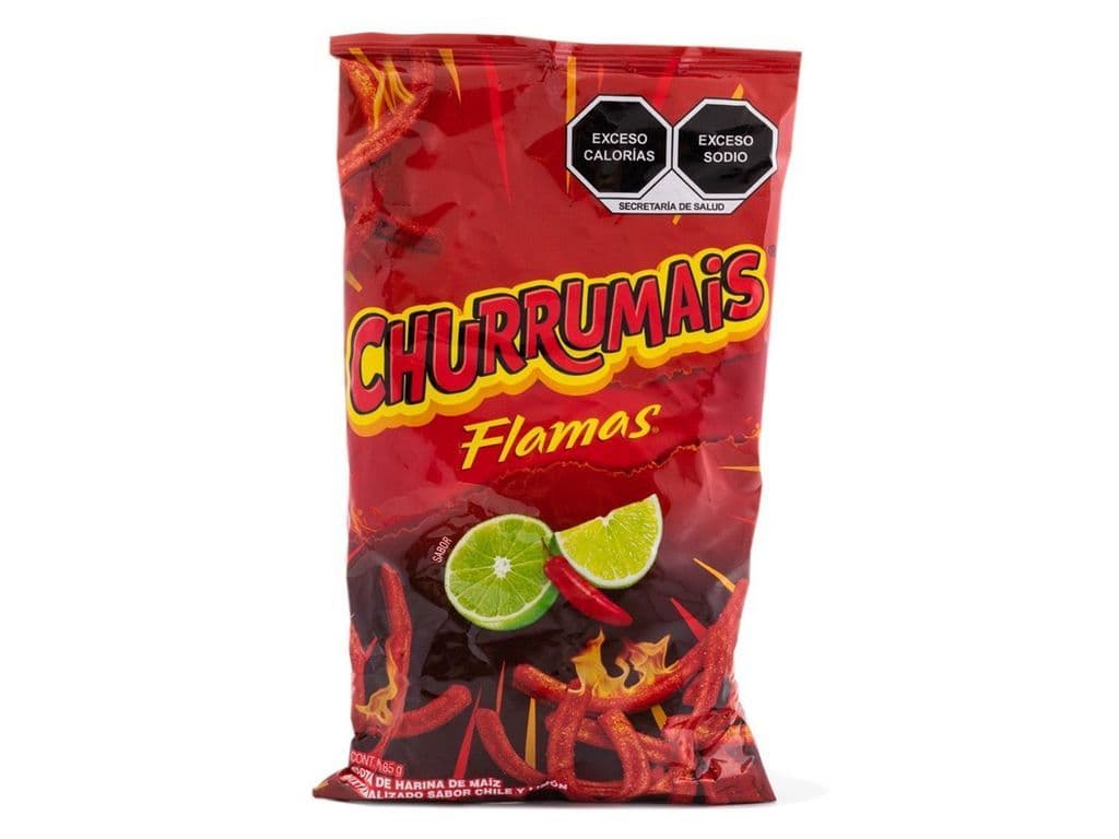 Churrumais Flamin Hot Mexico 185g Spicy Fried Corn Chips