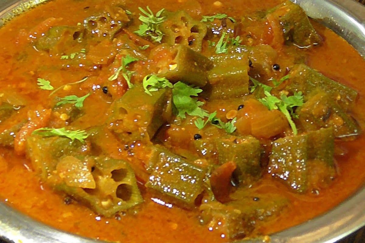 Vegan- Bhindi Masala Combo Platter (Okra/Lady Fingers)